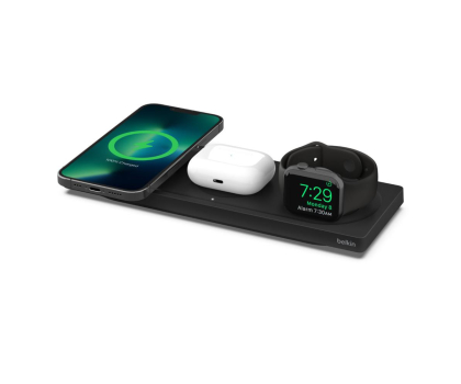 Ładowarka i akumulator Belkin 3in1 Wireless Charging Pad (MagSafe, czarny)